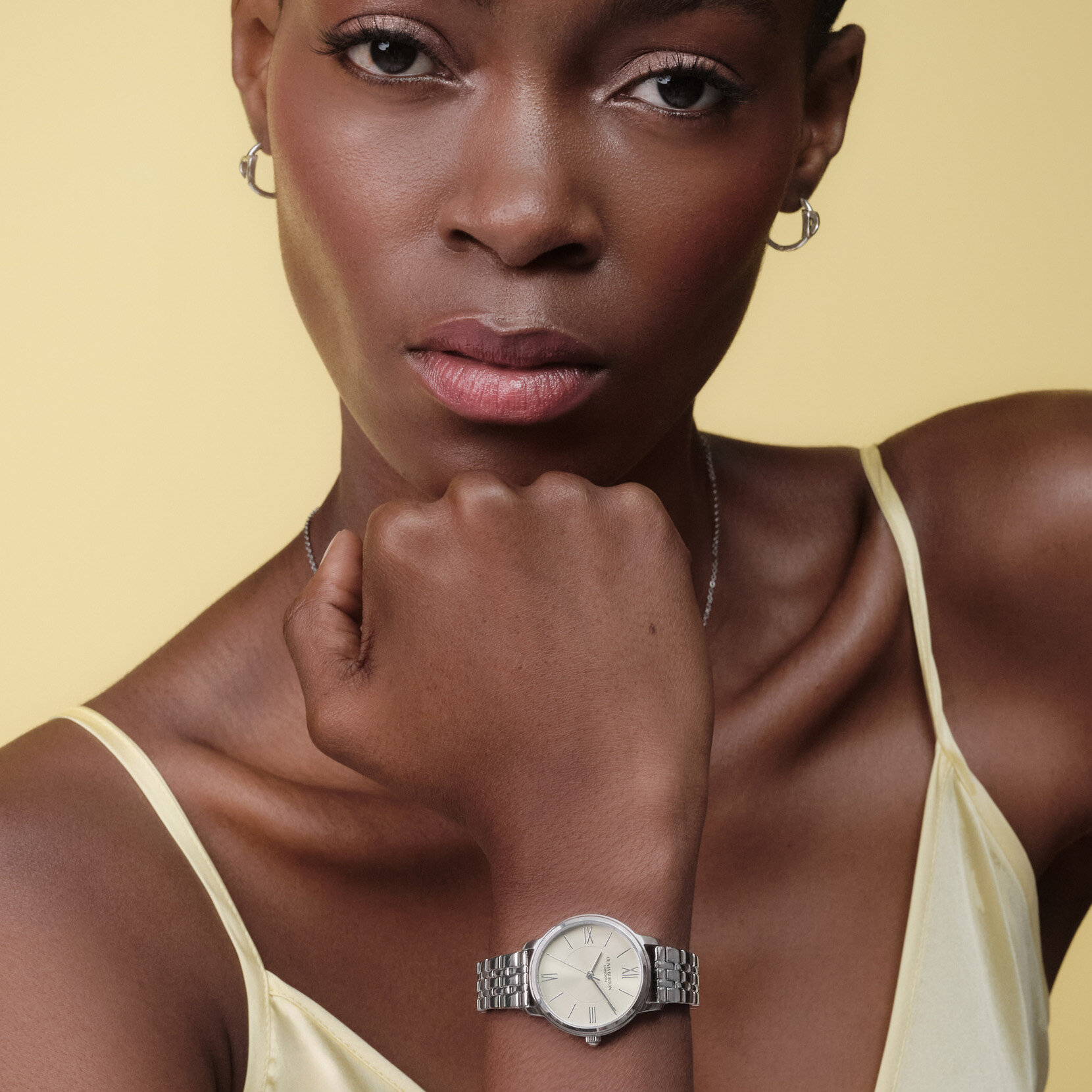 30mm Westbourne White & Silver Bracelet Watch