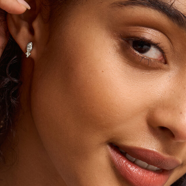 Clous d'oreille Dainty Argent