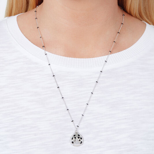 Ladybird Necklace silver