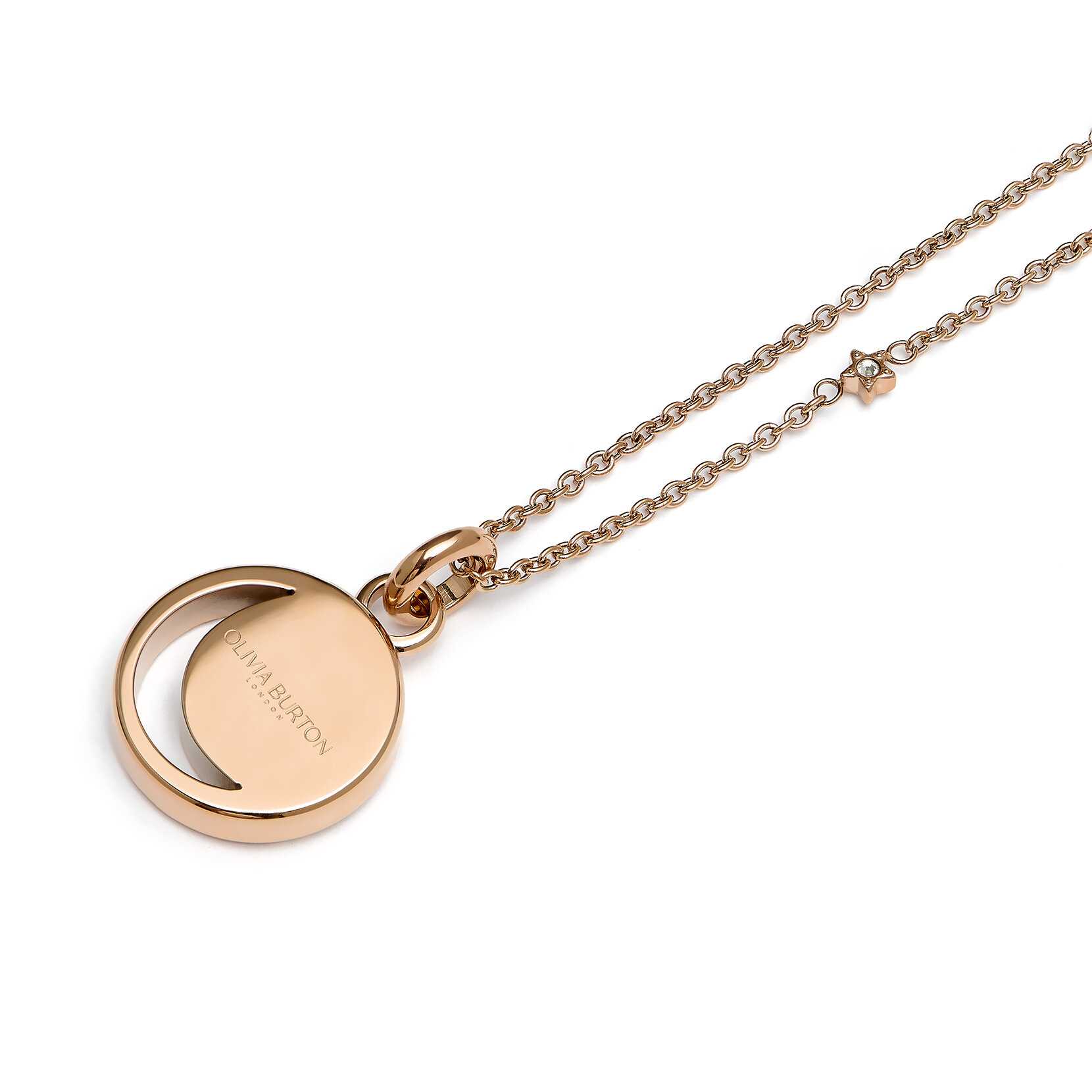 Collier Soleil Céleste Plaqué Or Rose