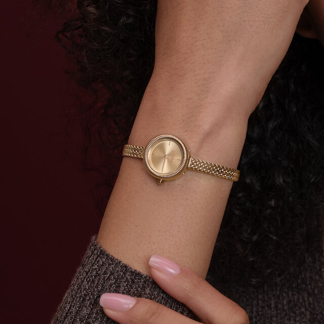 20mm Finery Rose Gold Mesh Watch