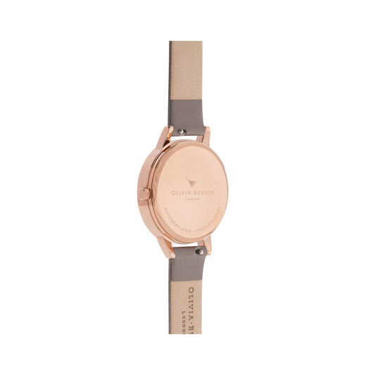 Wonderland Grey & Rose Gold Watch