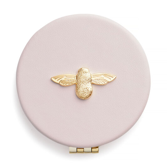 3D Bee Pink & Gold Mirror