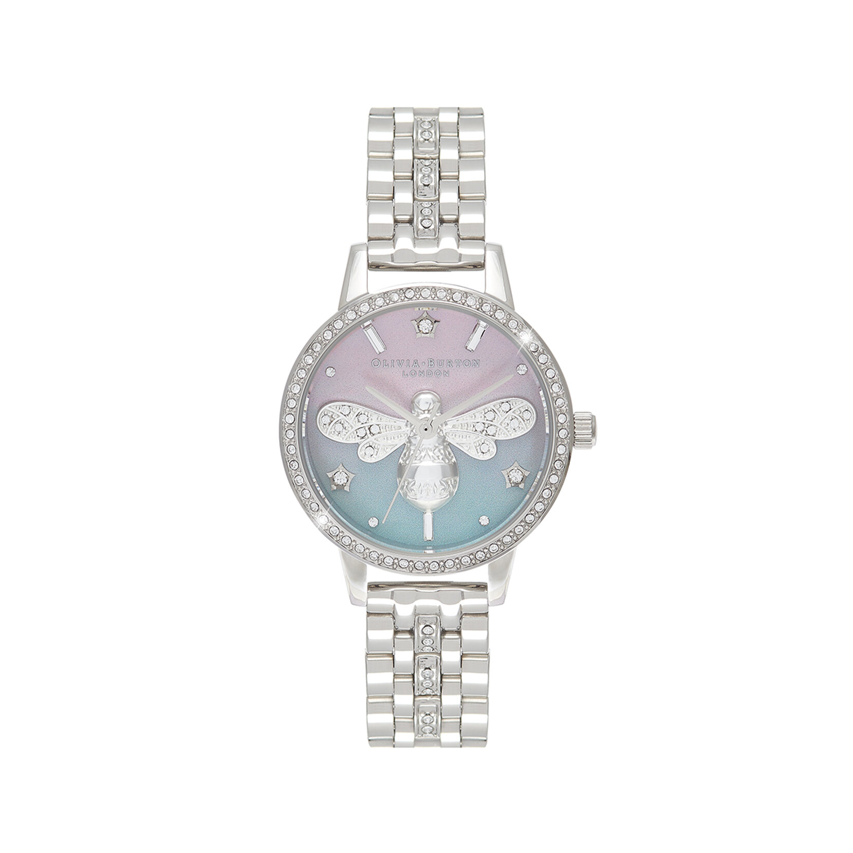 30mm Ombre & Silver Bracelet Watch