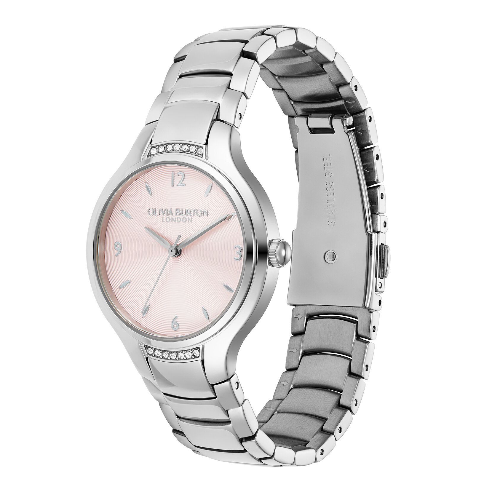 Bracelet de Montre Lea 34mm Blush clair & Argent