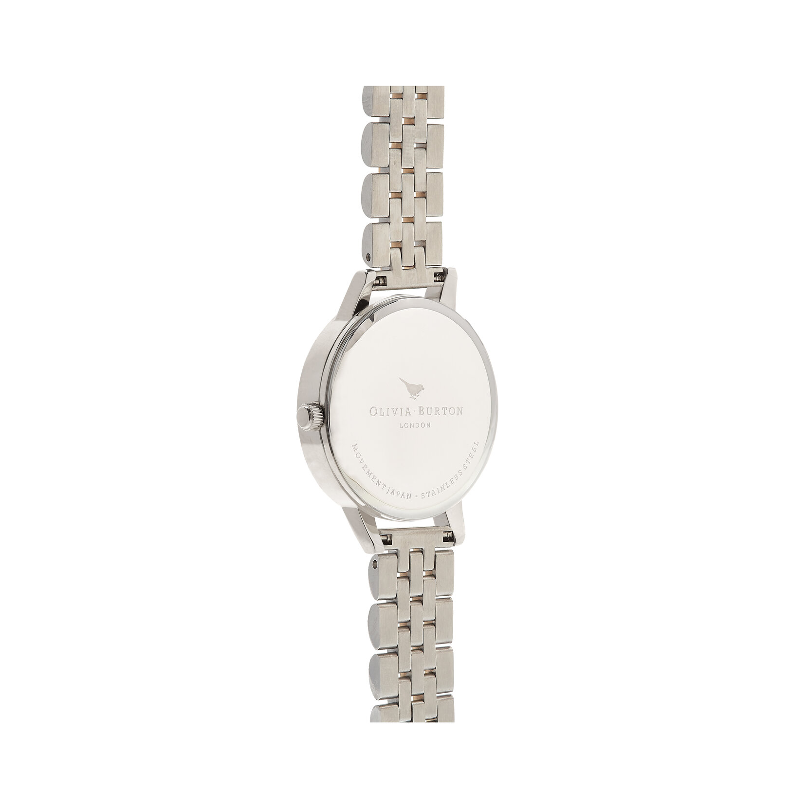 Montre et bracelet or et argent et cadran intermédiaire blanc