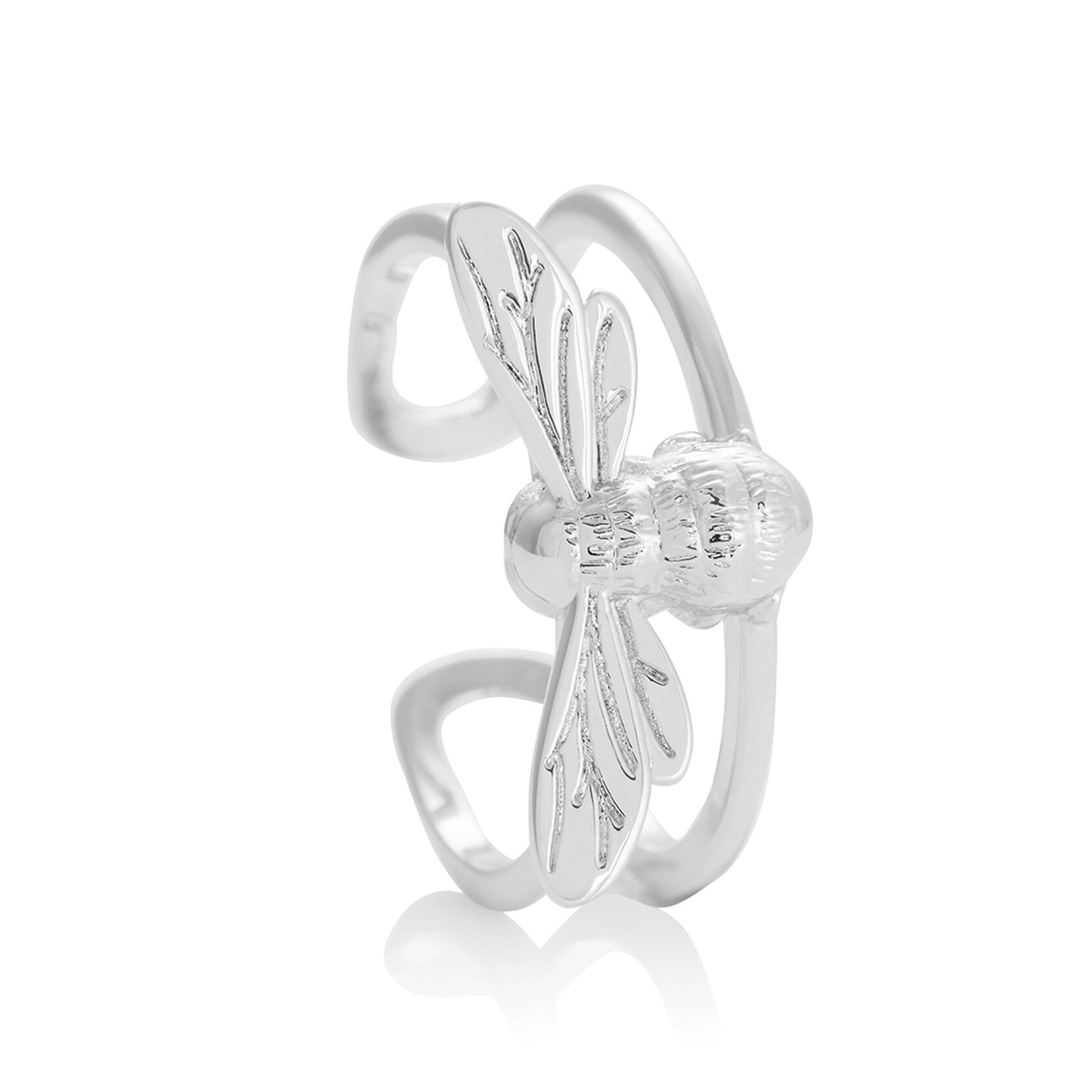 Silver Bee Ring