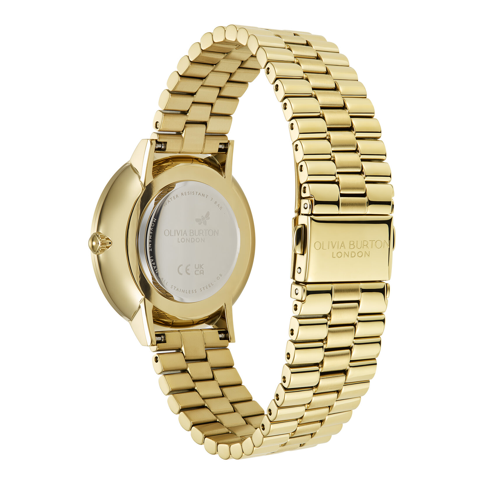 Bracelet de Montre Ice Burst 35mm Ivoire & Or