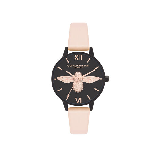 After Dark 3D Bee Nude Peach Watch