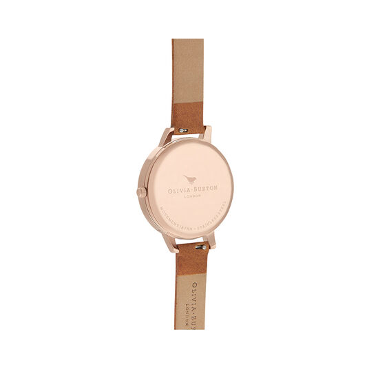 Timeless Tan & Rose Gold Watch