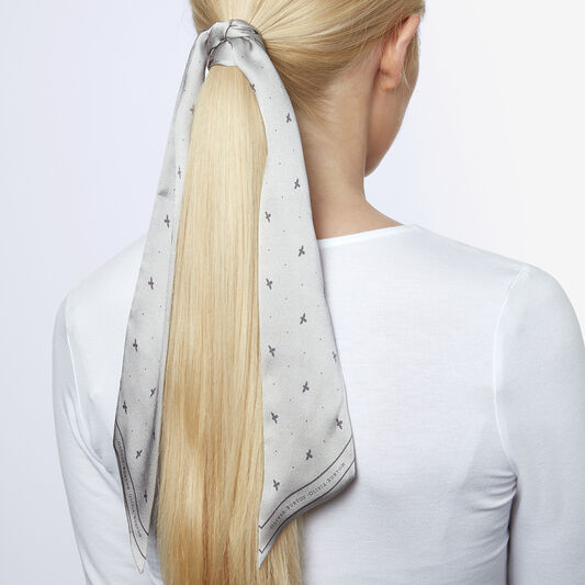 Bee & Dot Skinny Scarf Grey