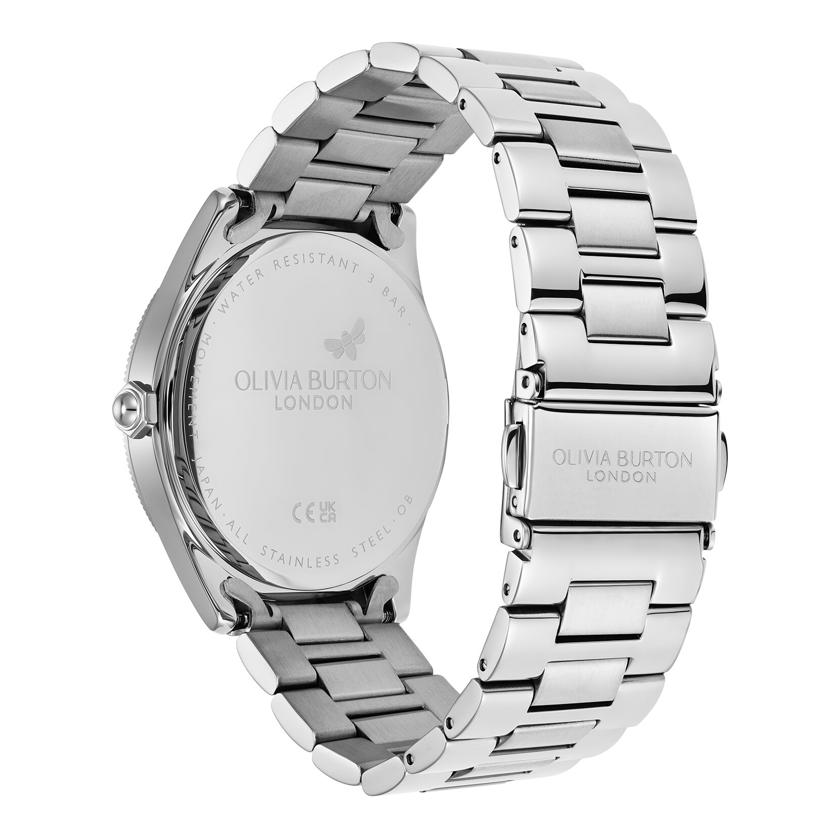 38mm Radiate Nude & Silver Bracelet Watch