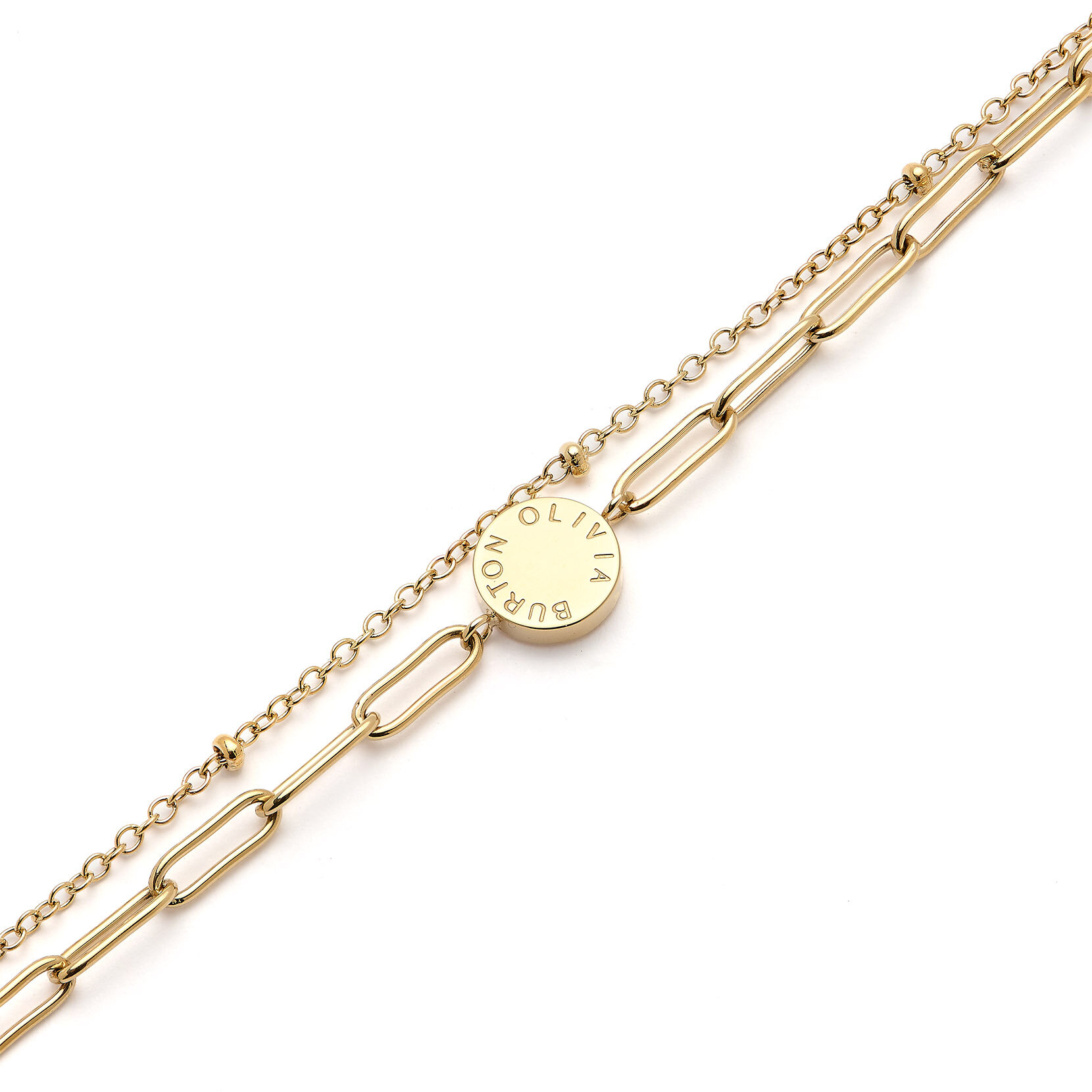 Illusion Gold Stacking Bracelet