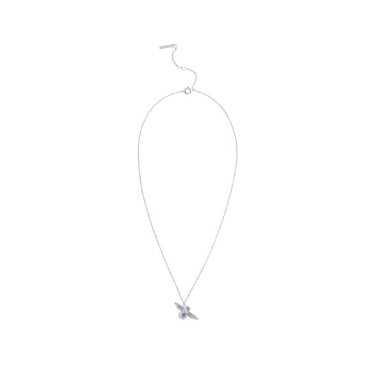 Bejewelled Bee Pendant, Tanzanite Necklace