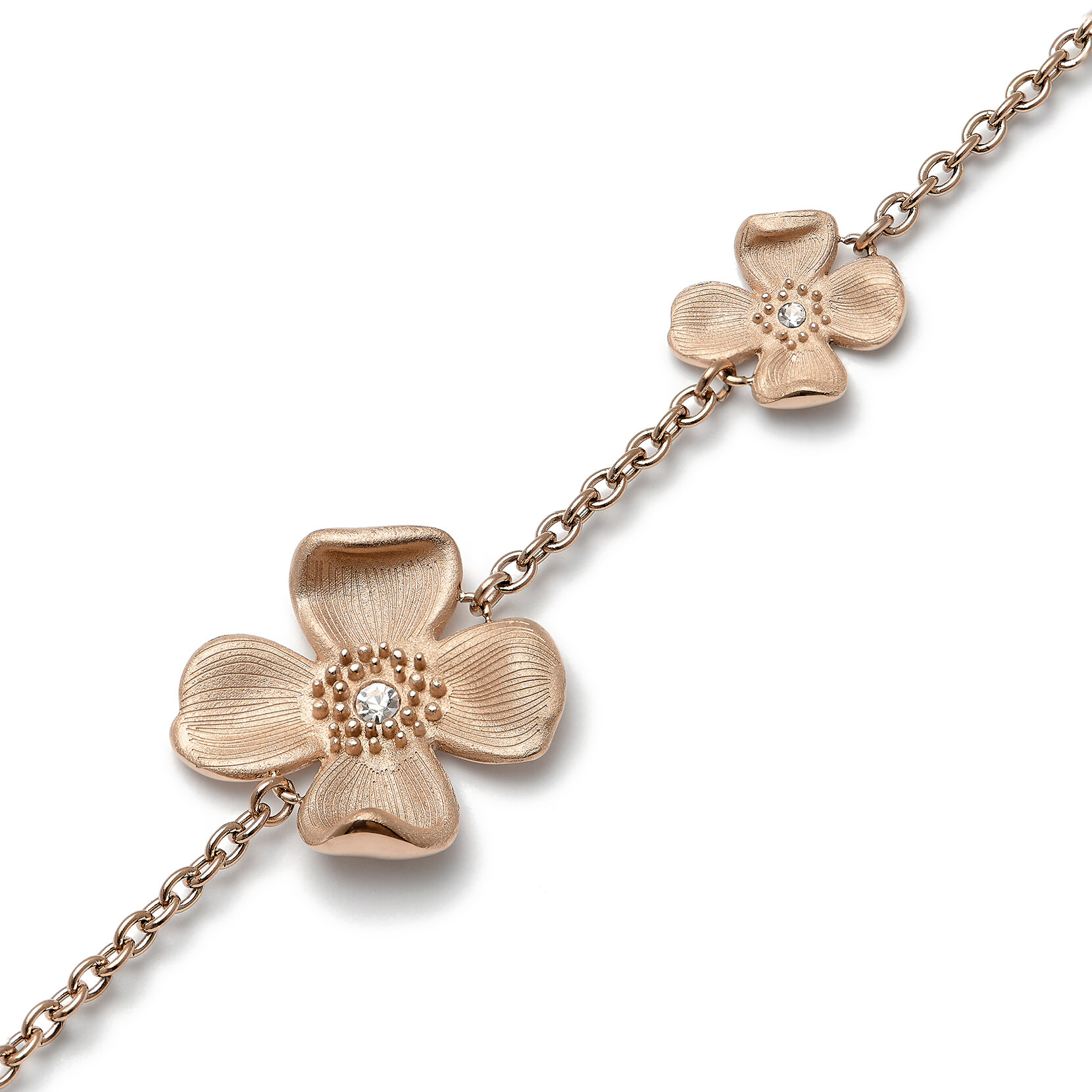 Bracelet Fleur de cornouiller Or rose