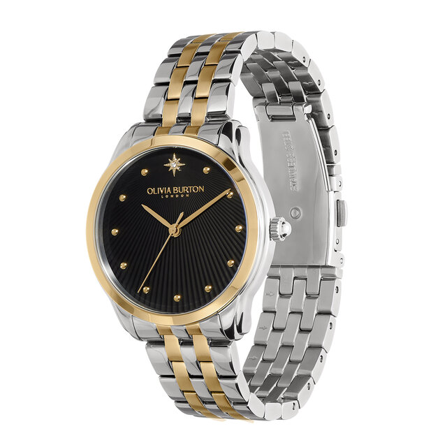 36mm Starlight Black & Two Tone Bracelet Watch