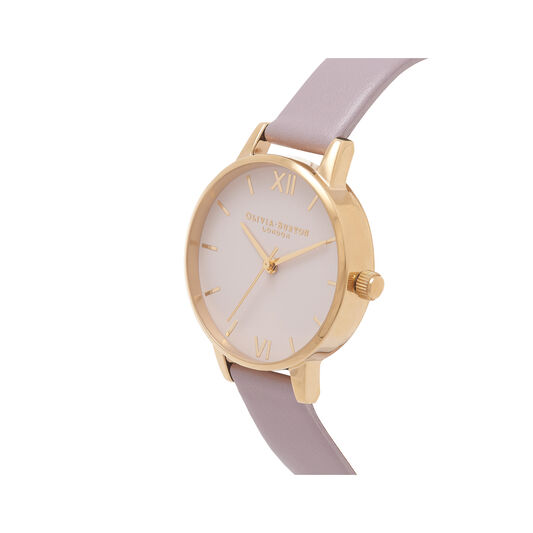 Big Dial Blush Dial & Gold Watch