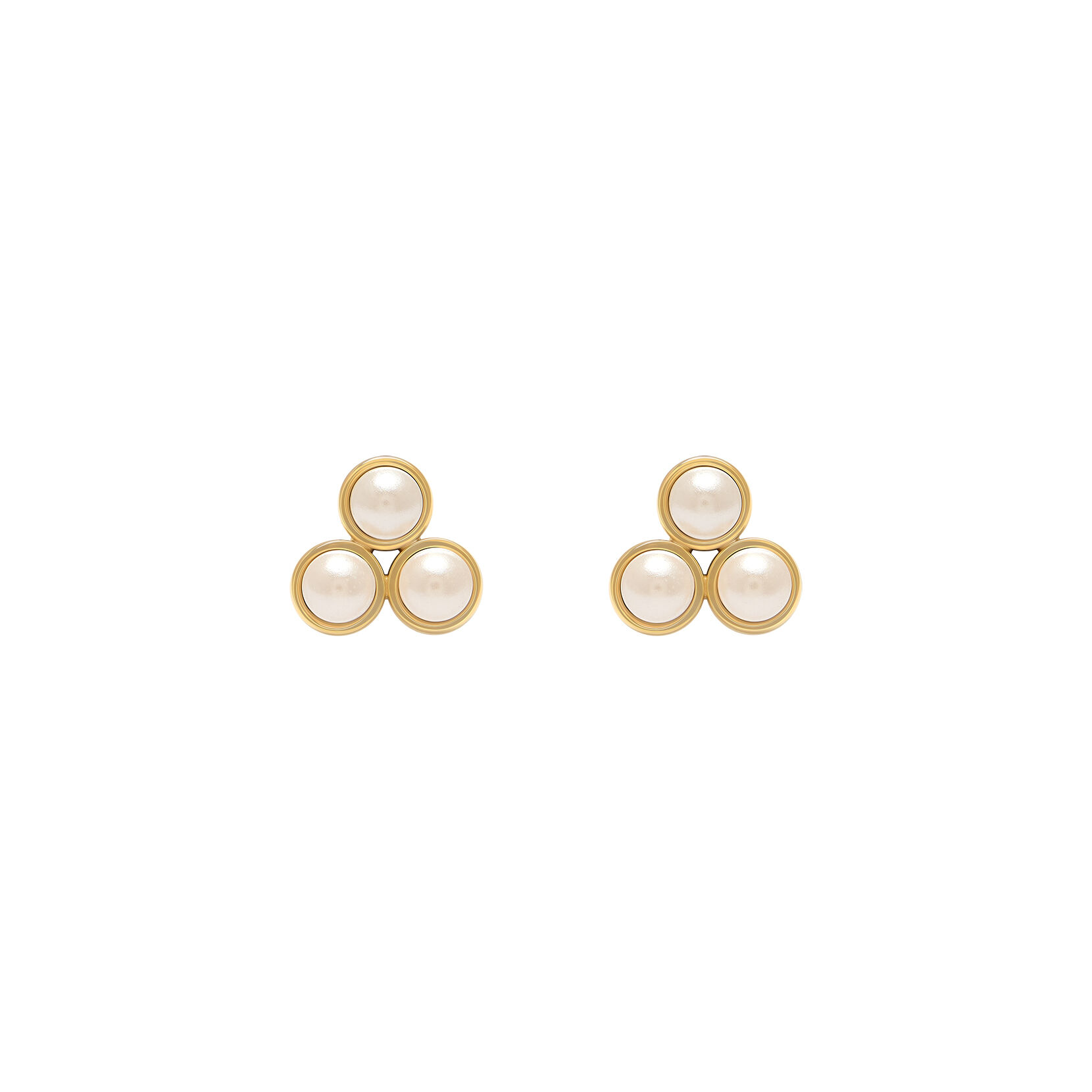 Classic gold outlet stud earrings