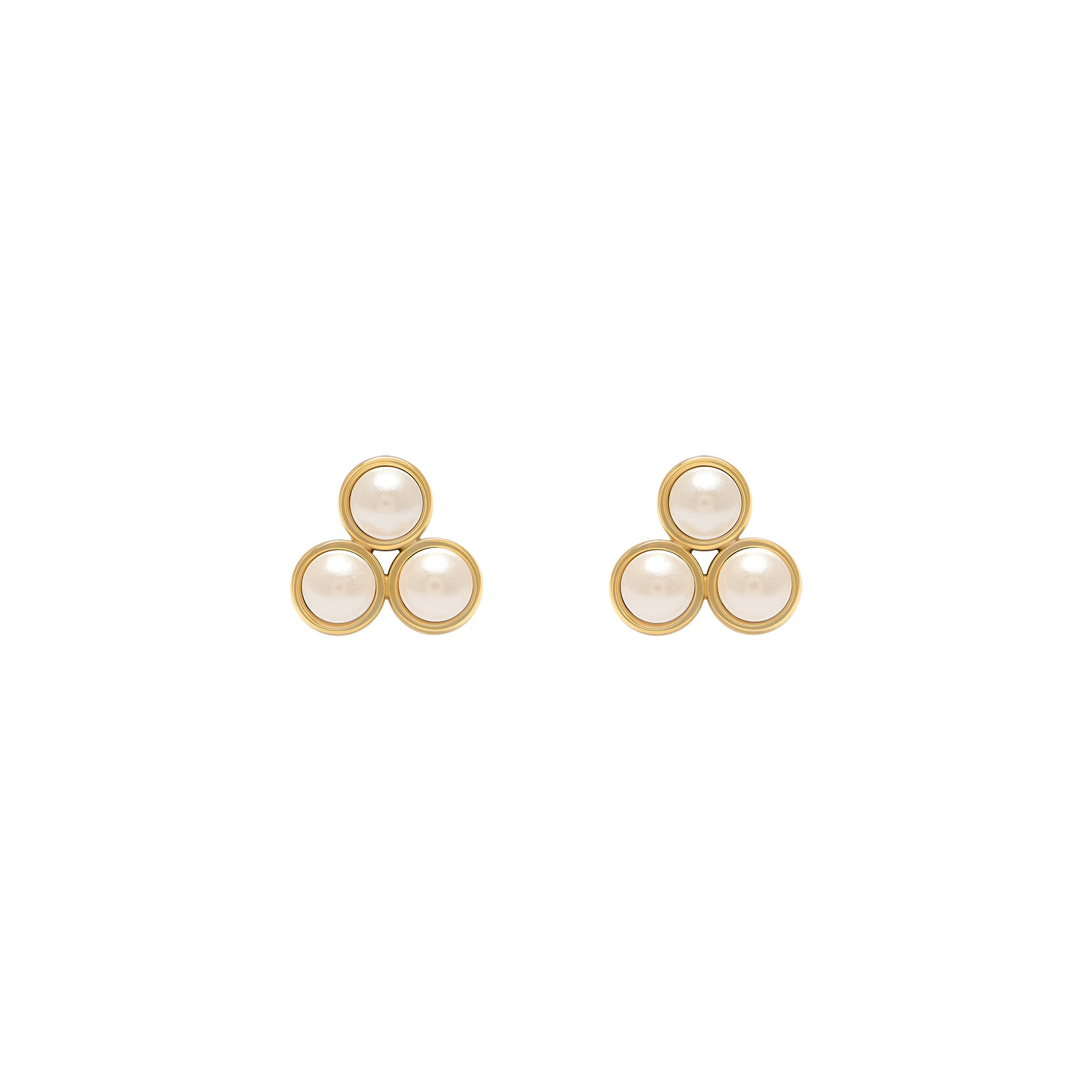 Clous d’oreilles à perles Or