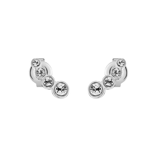 Boucles d'Oreilles Crystal Argent