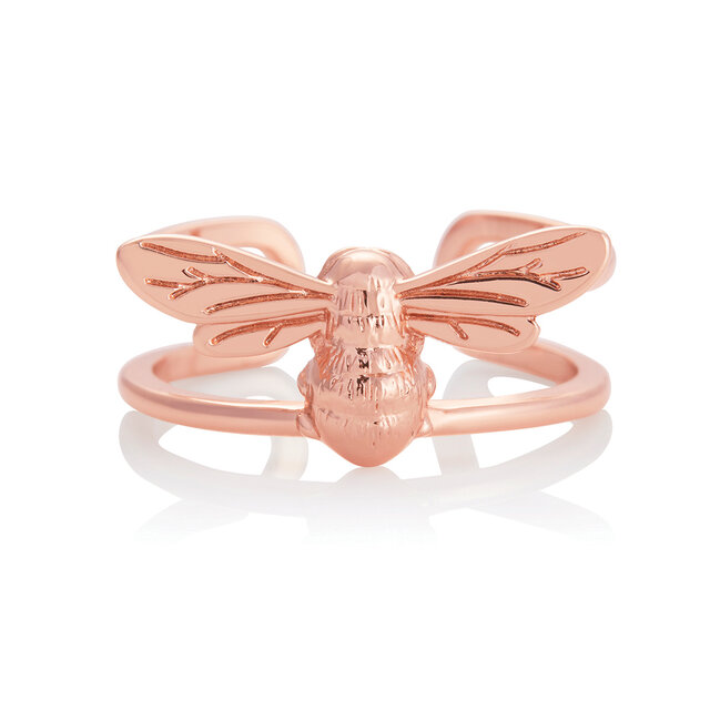 Bague Lucky Bee or rose