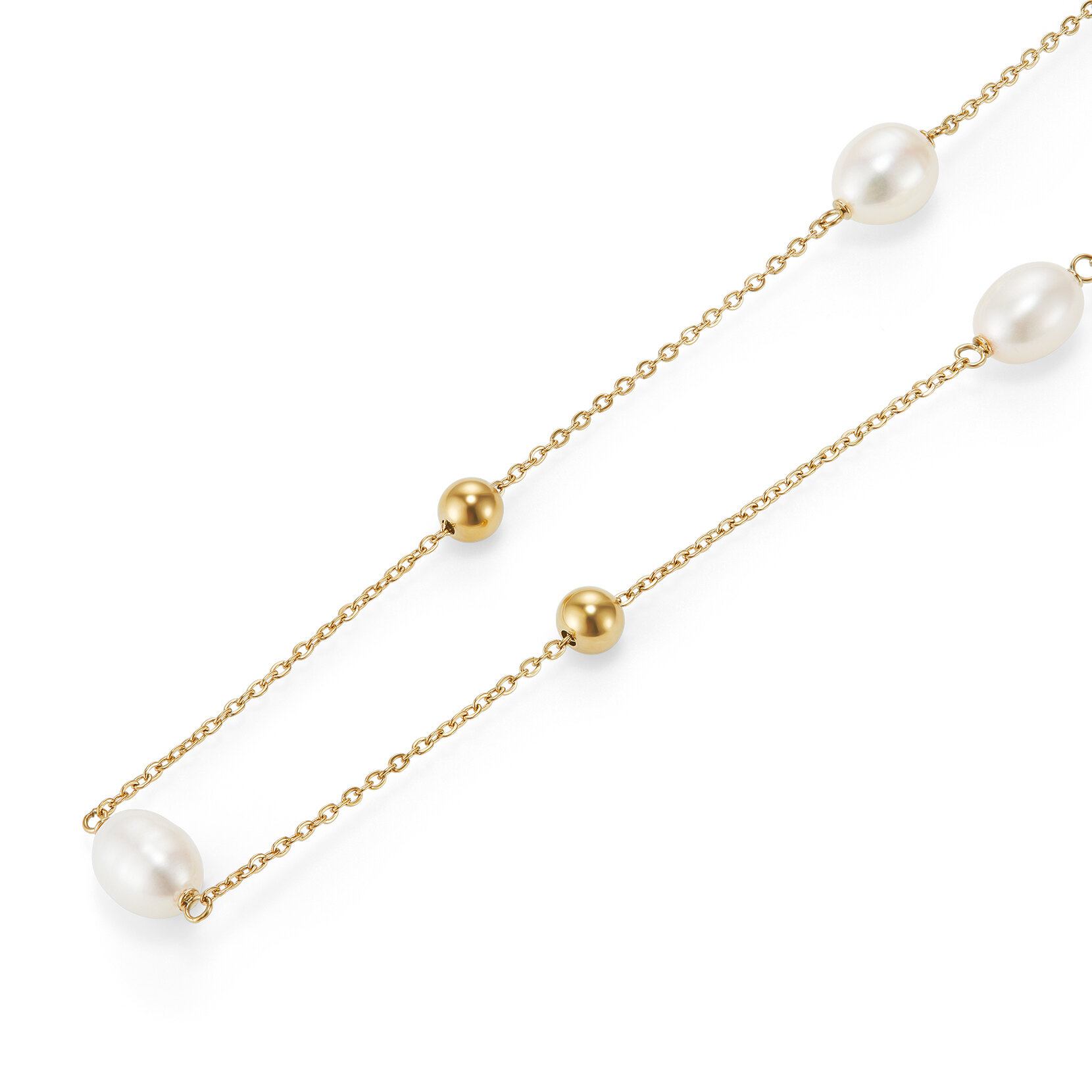Collier Perlé By The Sea Plaqué Or