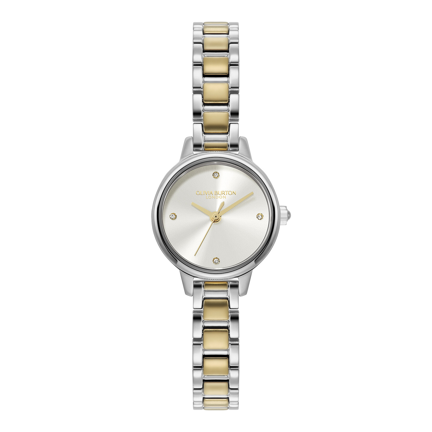 23mm Mini White & Two Tone Bracelet Watch