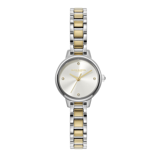 23mm Mini White & Two Tone Bracelet Watch