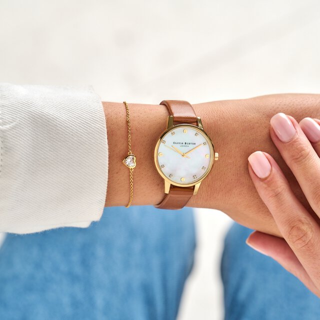 Gold Heart Bracelet