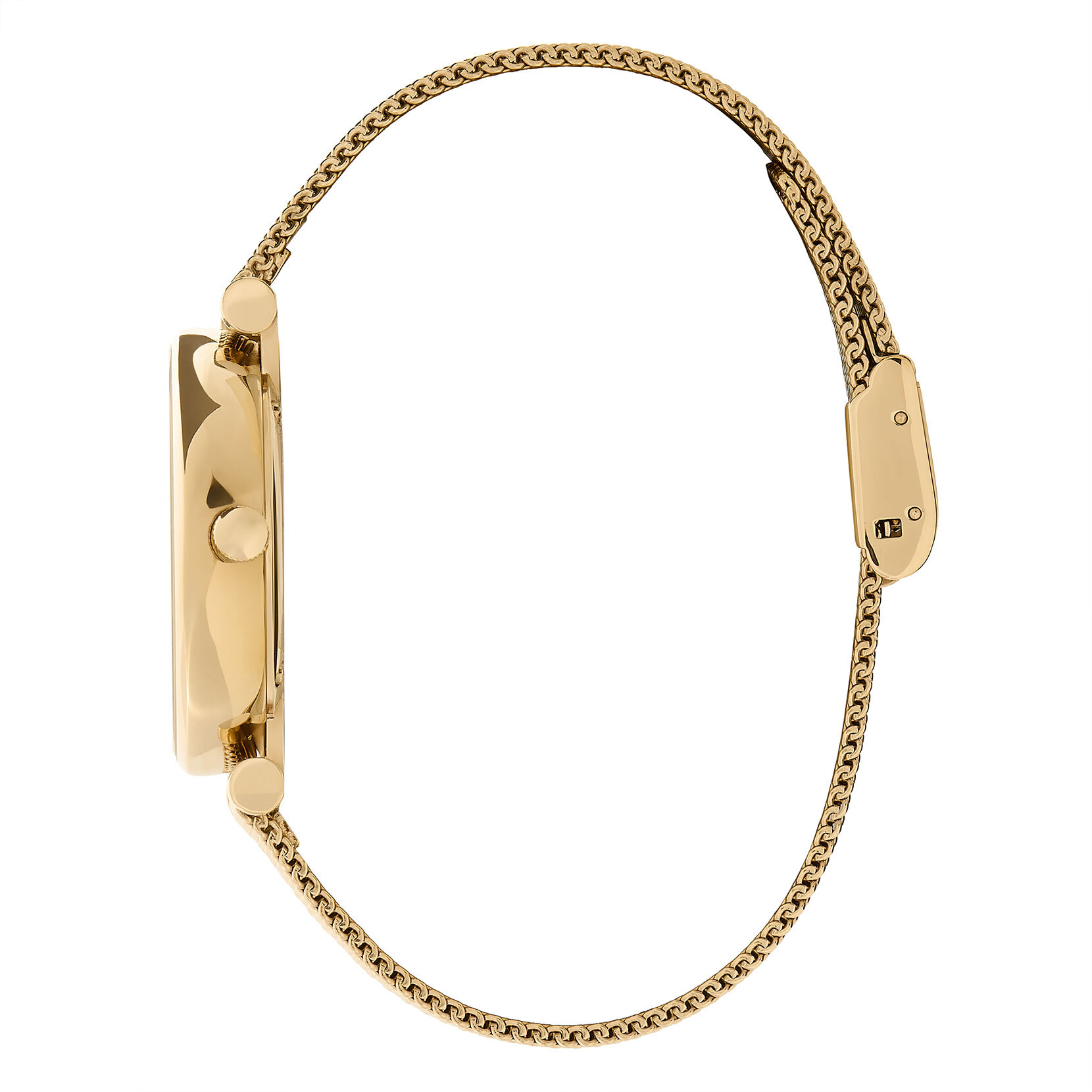 32mm Tbar White & Gold Mesh Watch