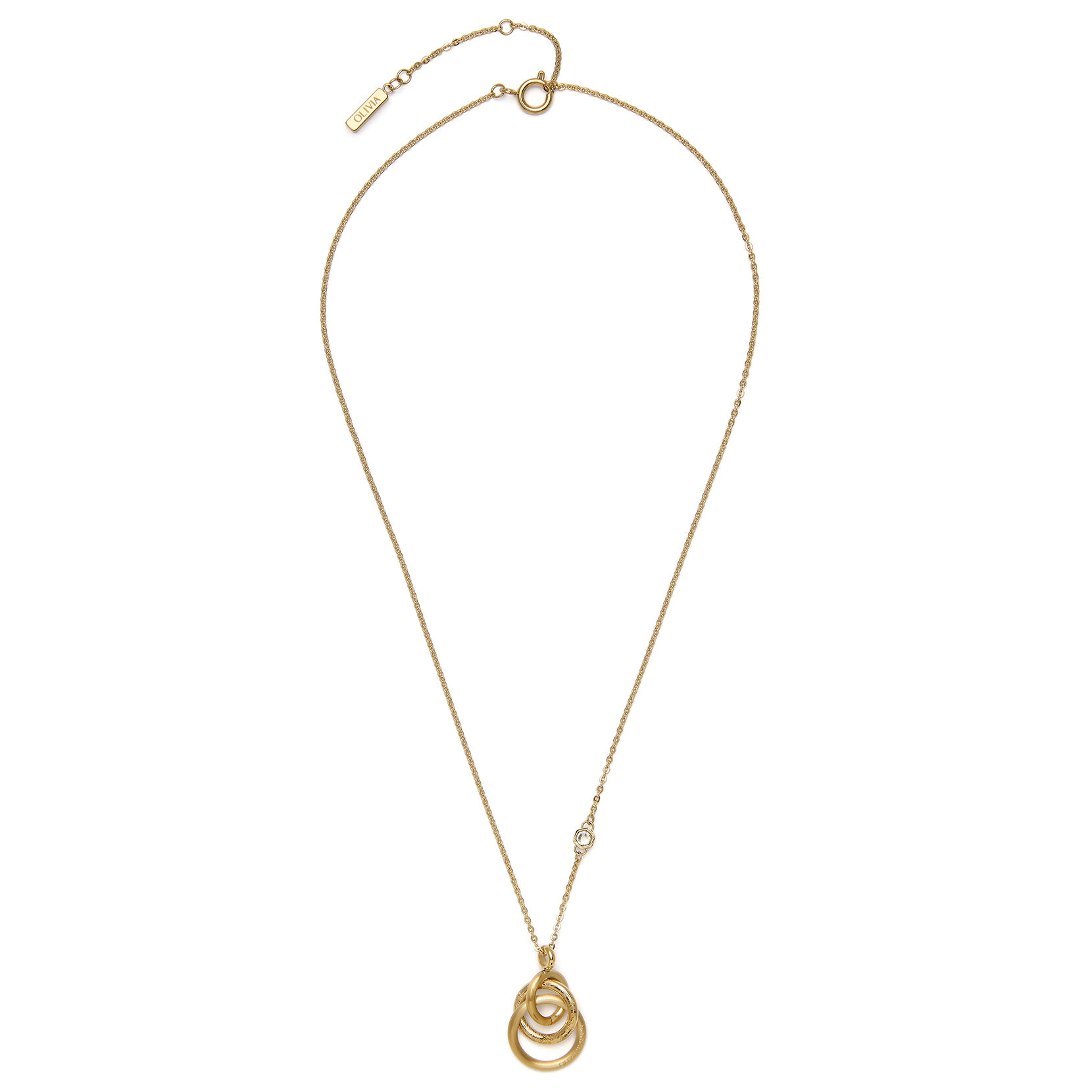 Collier Entrelacé Plaqué Or