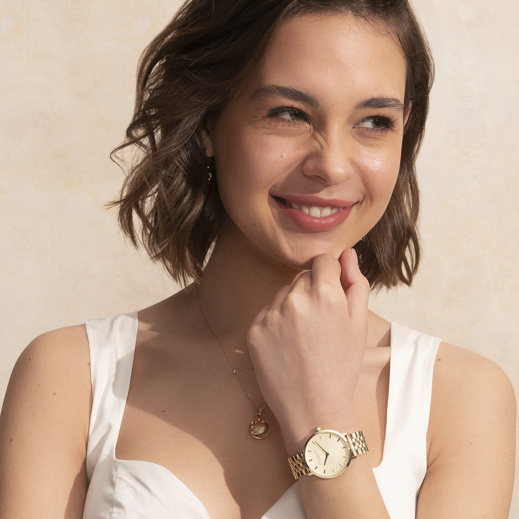 Montre Radiant Sun avec Bracelet Or 35mm