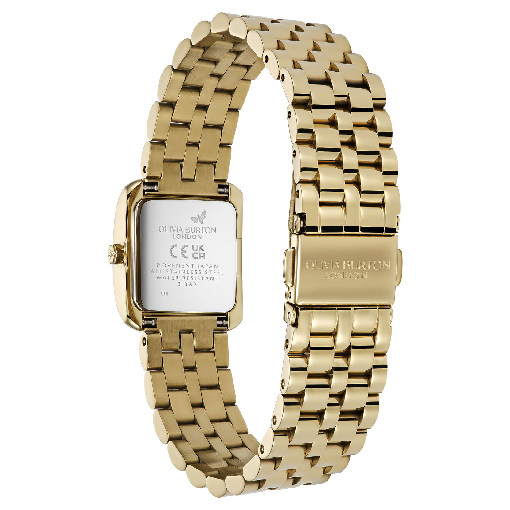 Montre Berkley Vert & Bracelet Or 21mm