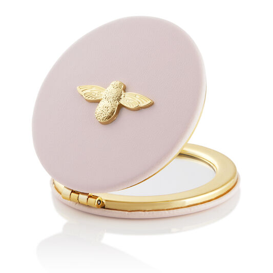 3D Bee Pink & Gold Mirror