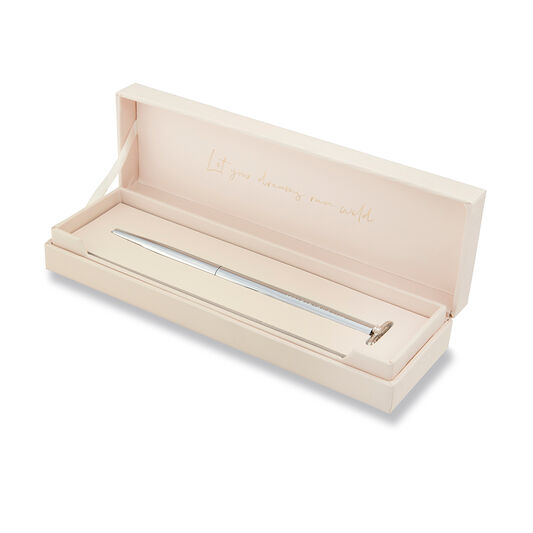 Celebration Bee Pen Sapphire & Silver