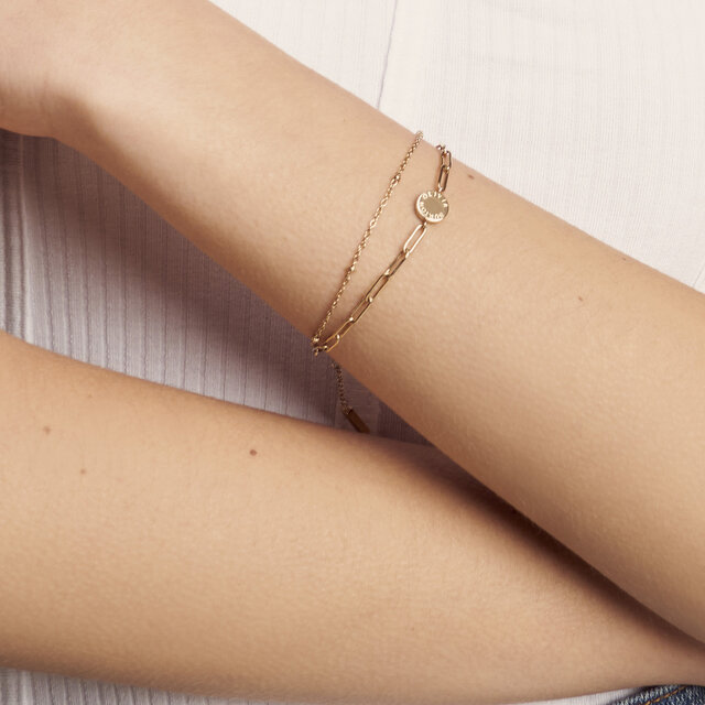 Bracelet multirang Illusion Or