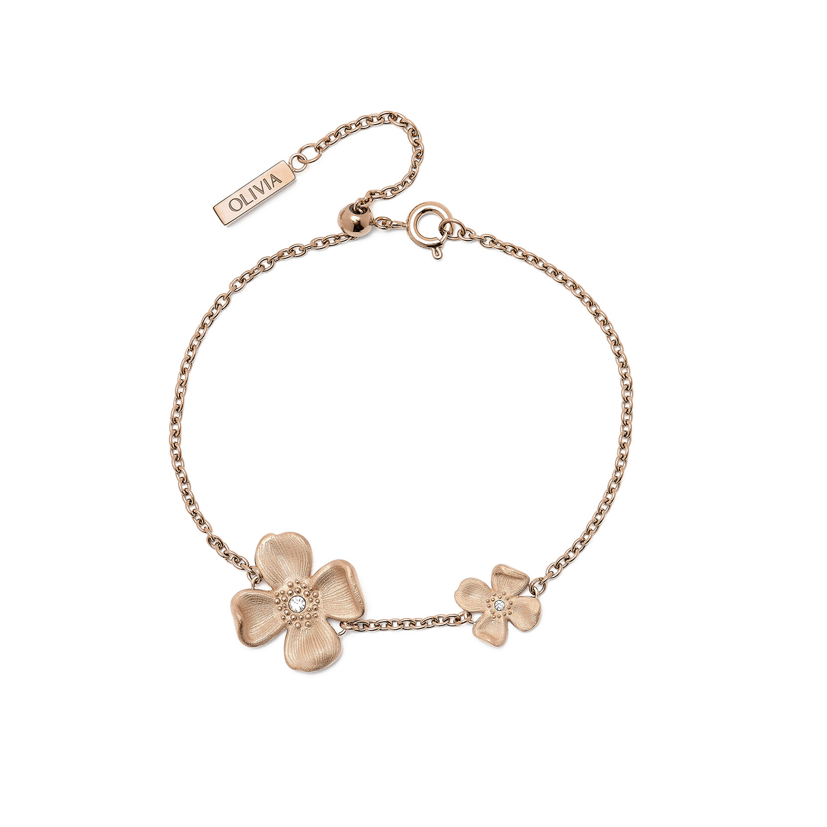 Bracelet Fleur de cornouiller Or rose