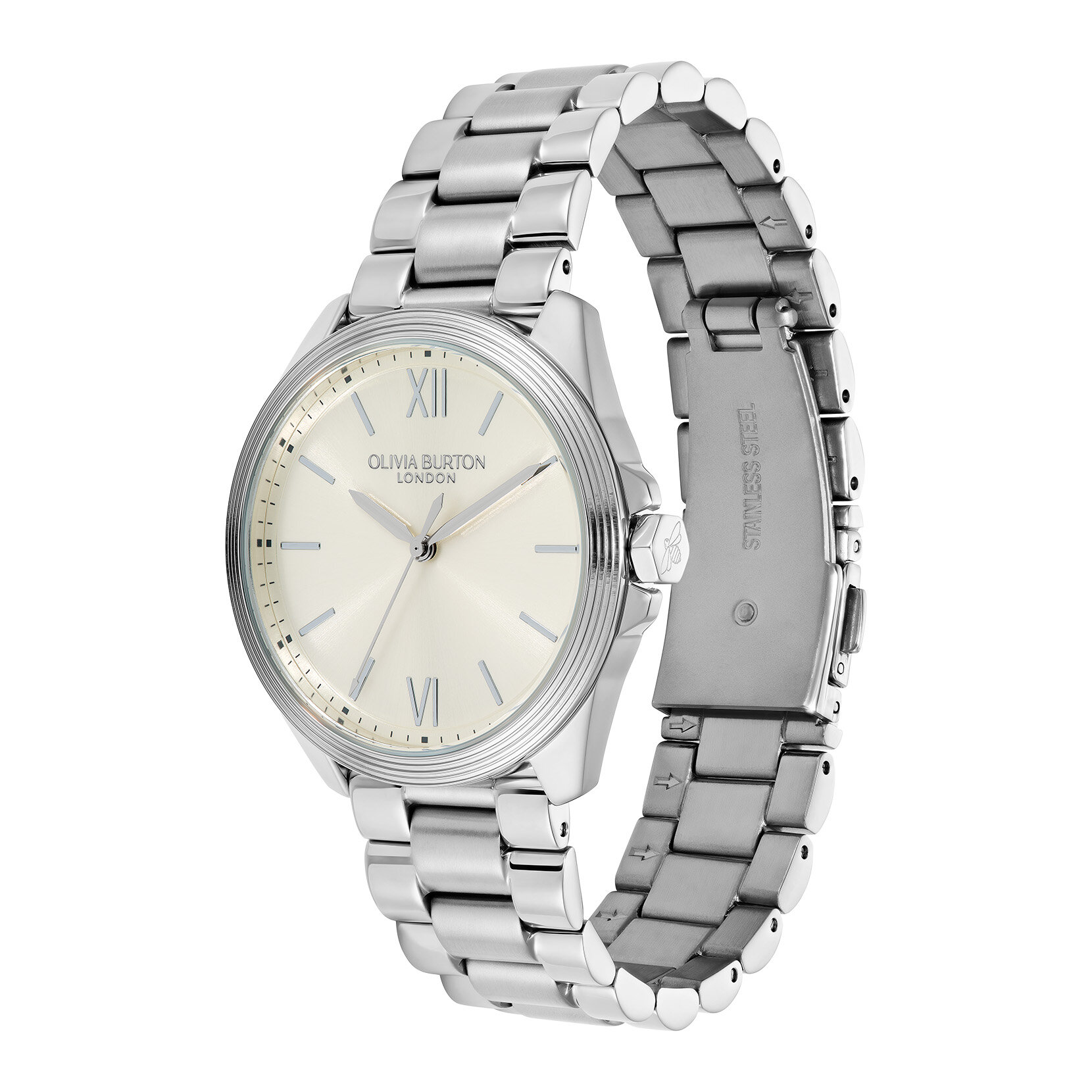 36mm Chiswick Ivory & Silver Bracelet Watch