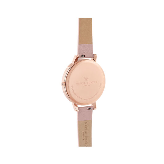 Painterly Prints Pink & Rose Gold Watch