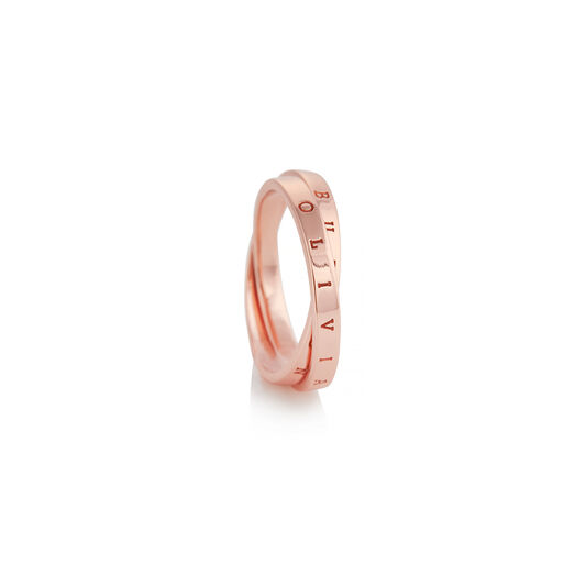 Classics Interlink Rose Gold Ring S