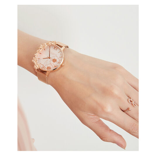 Case Cuffs Rose Gold Mesh
