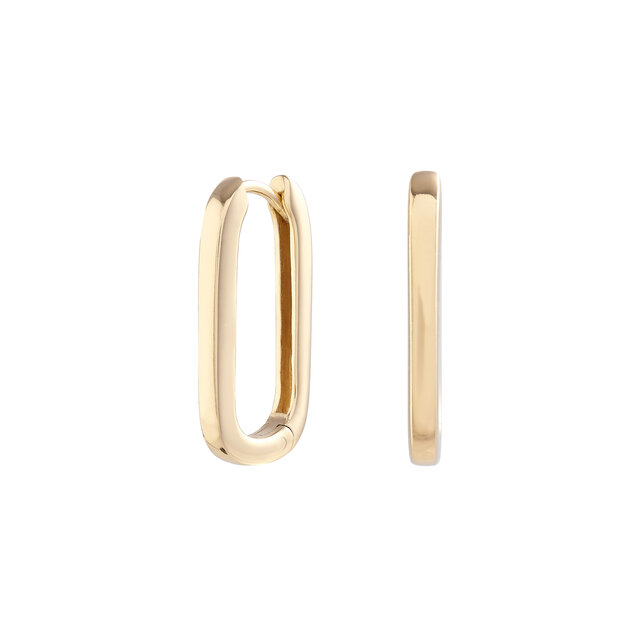 Huggie Hoops Classic Oval or