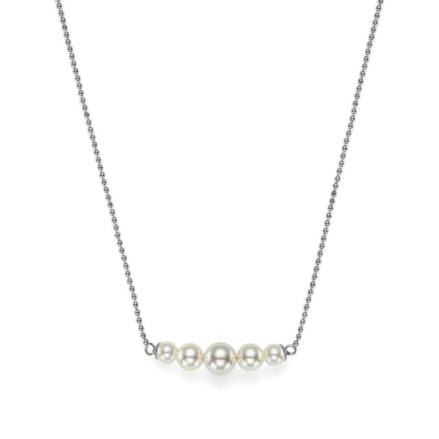 Collier Pearls & Beads Argent