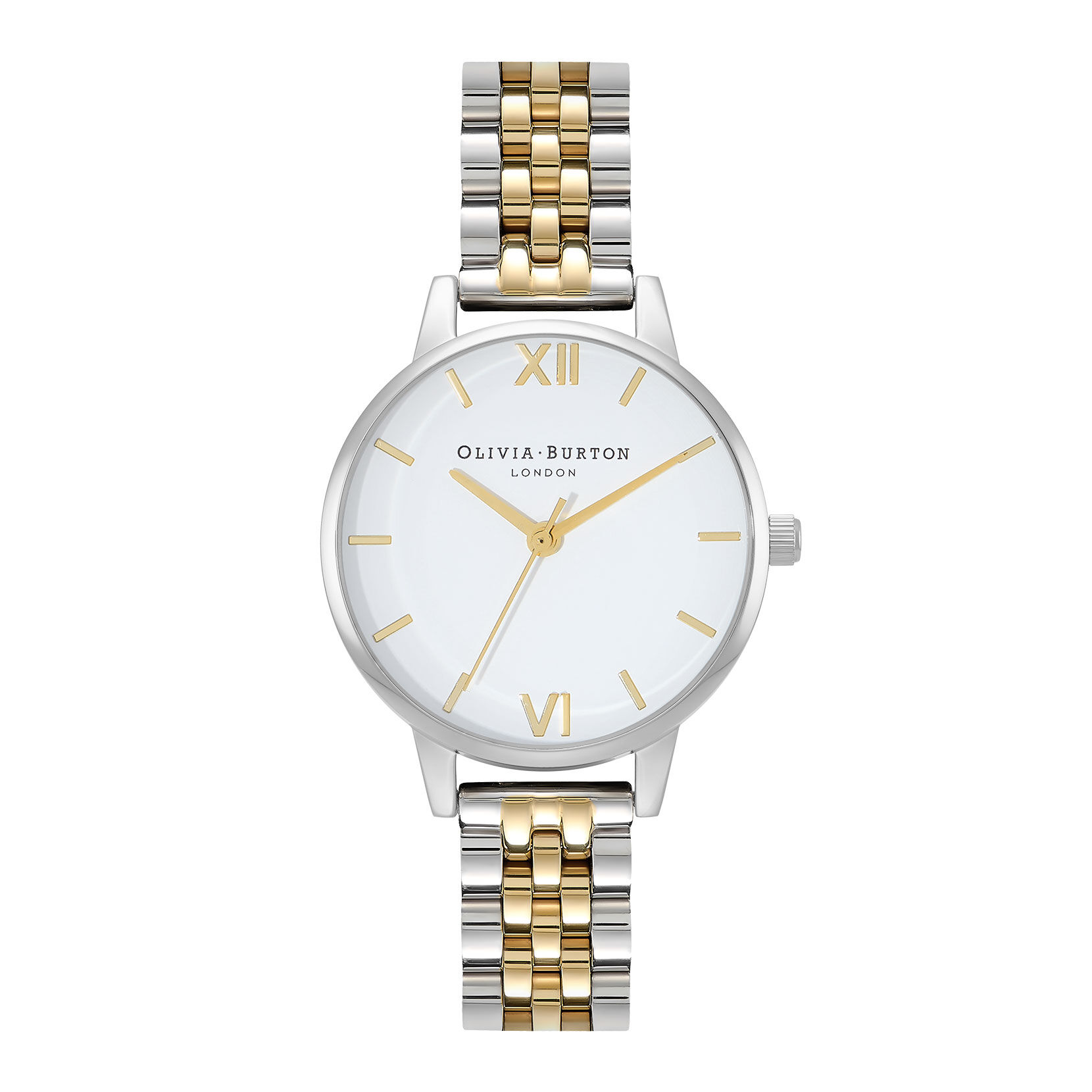 30mm Gold Silver Bracelet Watch