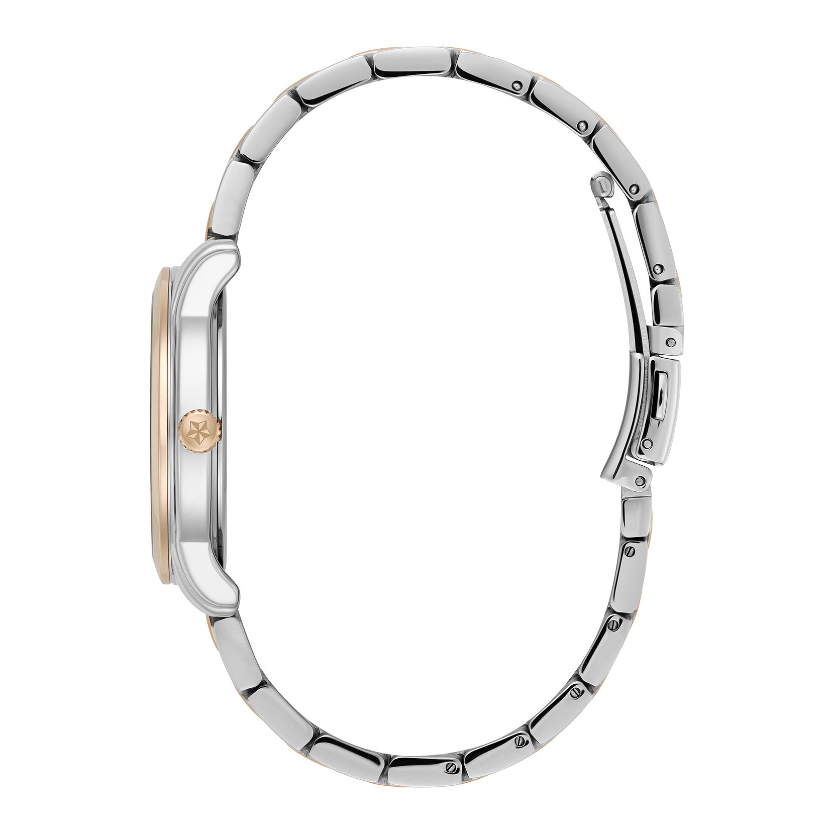 Montre-bracelet Colourwave rose poudr&eacute; d&eacute;grad&eacute; et bicolore 36 mm