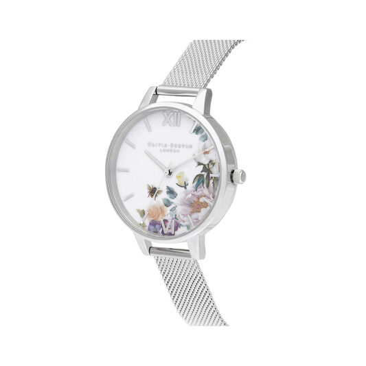 Enchanted Garden Demi Silver Mesh