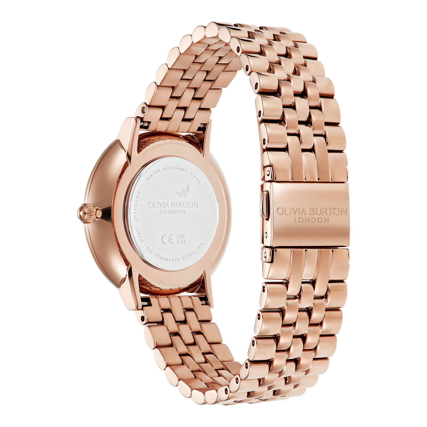 35mm Radiant Sun Ombre & Rose Gold Bracelet Watch