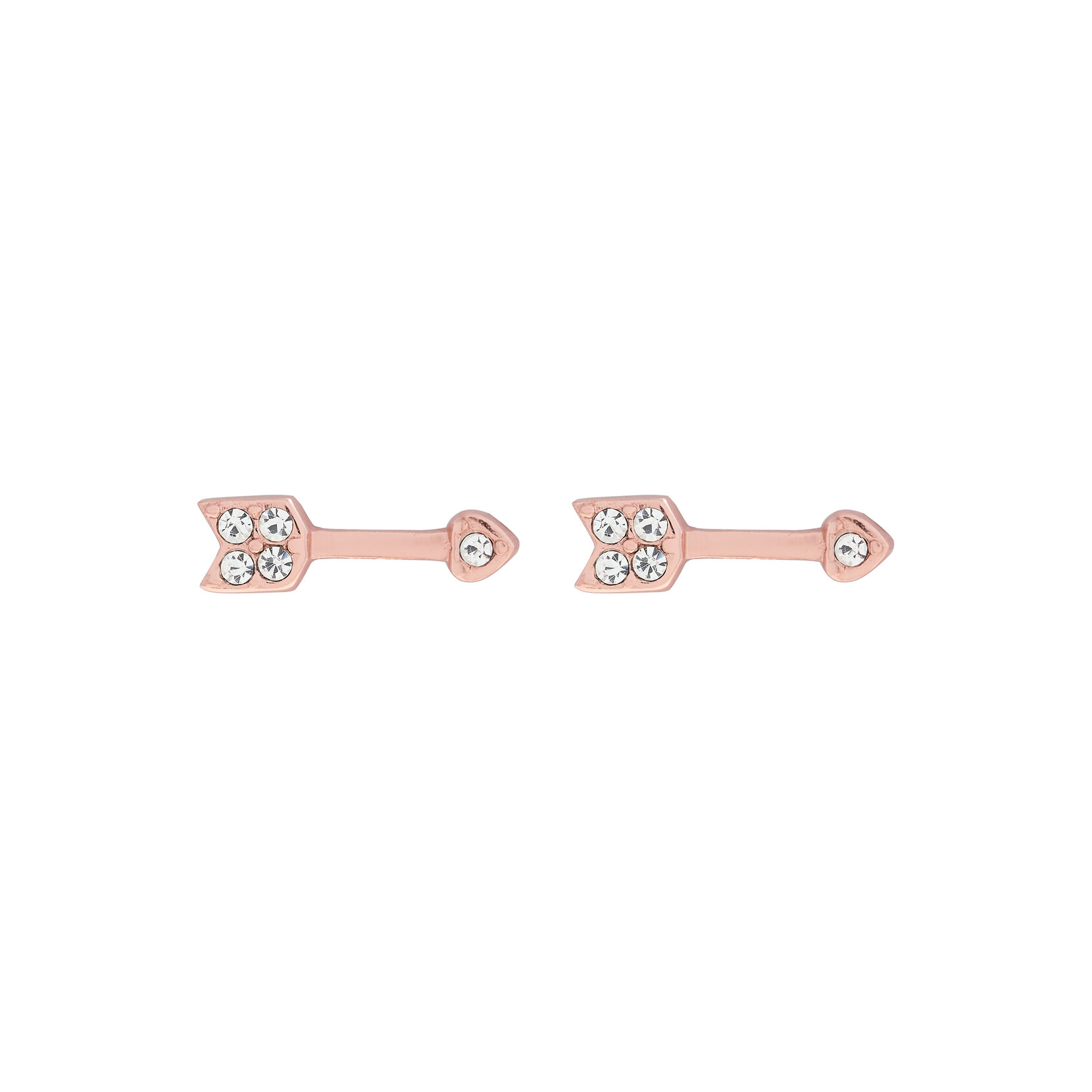 Rose Gold Arrow Earrings