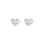 Classics Silver Heart Stud Earrings