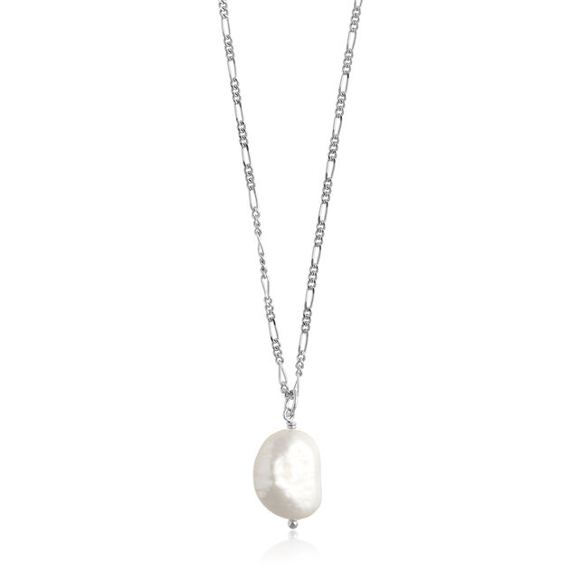 Pendentif Classic Long Baroque Pearl argent